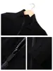 Traje Deportivo Ajustado, Ropa de Fitness, Top de Yoga Negro para Mujer, Ropa Casual de Primavera y Otoño para Pilates, Chaqueta de Moda