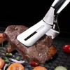 304 espátula de bife de aço inoxidável churrasco peixe clipe de comida de cozinha pão panqueca coreano churrasco peixe clipe