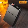 Nuevo estuche de cigarrillos creativo con encendedor, alta tecnología y elegante, estuche de cigarrillos integrado recargable, venta al por mayor para comercio transfronterizo