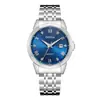 Orsga Moda Negocios Reloj para Hombre Casual Calendario Fabricante Transmisión en Vivo Comercio Exterior Transfronterizo Reloj de Cuarzo con Diamantes Romanos