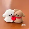 214 Decoração de Bolo Dia dos Namorados Coração 3D Gatinho Kt Figura Casal Confissão Amor Acrílico Topper Inserção