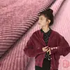Algodón 100% pana de 8 costillas con cordón terciopelo chaqueta chaqueta Parker pantalones bolsas tela elástica outlet de fábrica