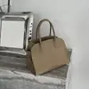 Bolso para mujer 2024 Nuevo patrón de lichi primera capa de piel de vaca tipo concha bolso de gran capacidad nicho para ir al trabajo bolso de hombro
