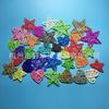 Estrela de Vime 10cm Vime Tecido Colorido Estrela de Cinco Pontas Shopping Hotel Decoração de Jardim de Infância Ornamento Pendurado Criativo