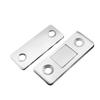 Puerta corrediza de succión magnética ultrafina invisible sin perforaciones Jinrongda, puerta de armario de vidrio con succión magnética súper fuerte, no apretada, succión magnética