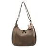 Bolso de hombro cruzado de moda estilo francés, bolso simple de gran capacidad para debajo del brazo, nuevo bolso cruzado tipo dumpling de Henggeng para el día a día