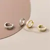 Pendientes de Plata S925 Nalan Verano Frescos y Sencillos Pegamento Difuminado Pendientes Elegantes para Mujer M01503