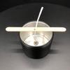 Portamechas de madera para velas, 4 mm, con un solo orificio, herramienta para hacer velas de aromaterapia, mecha fija, virutas de madera.