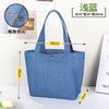 Bolsa de lona jeans com logotipo impresso personalizado bolsa de presente publicitária Bolsa tote jeans bolsa jeans lisa personalizada