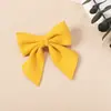 Accesorios Europeos y Americanos Nuevos para Niños de Color Puro para el Cabello Pinza de Moño para Niñas Pinza Todo Incluido Cola de Golondrina Linda para Bebé Stock Disponible