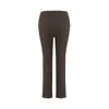 Pantalones deportivos acampanados cortos adelgazantes, de cintura alta, control de abdomen, alta elasticidad, transpirables, adecuados para fitness diario y yoga, pantalones para mujer