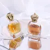 Subbotella de perfume 50ml botella de perfume de vidrio Botella vacía botella rociadora de perfume con tapa botella de perfume sellada fondo grueso
