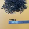 Clips de Papel Negros 28mm Clips de Papel de Colores Clips de Oficina Clips para Documentos 33mm Clips de Papel Metálicos 50mm Clips