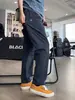 Calças Casuais Tendência para Homens, Primavera e Outono, Perna Reta, Roupa de Trabalho para Exterior, Acampamento, Esportes de Montanha, Calças Casuais Masculinas de Caimento Solto