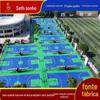 Conjunto Sonho 13 Piso Plástico Granulado de EPDM Espesso 8 Espessura Piso Plástico de Silicone PU
