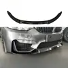 Adecuado para Labio Frontal Bmw M3M4 F80F82 Modelo Cs Modificado Labio Frontal Patrón de Fibra de Carbono Negro Brillante Pala Frontal Pequeño Spoiler Deportivo