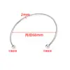 Pulido Color-Preservante Chapado en Oro Pulsera Abierta de Cuenta Espiral Colgante de Cuenta DIY Accesorios de Acero Inoxidable de Alta Calidad