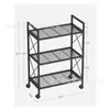 Estantería de Hierro Transfronteriza, Carrito Móvil, Estantería Infantil Multicapa, Estantería de Almacenamiento Multifuncional para Cocina y Sala de Estar