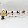 Nuevo Llavero Snoopy Llavero de Muñeco Snoopy Llavero Charlie Llavero para Coche Pareja Bolsa Colgante Lote de Joyería