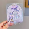 Pegatinas para Uñas Kuromi Dibujos Animados Exquisitas Pegatinas para Uñas Dulces y Lindas No Tóxicas e Inodoras Removibles para Niños Uñas Portátiles