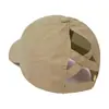 Boné de beisebol estilo rabo de cavalo alto, moderno e versátil, confortável e ajustado. Com um design de malha impermeável e respirável, é adequado para várias atividades ao ar livre, como corrida, exercícios, ciclismo, etc.. Disponível em várias cores.