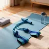 Pedal de Pie Multifuncional Transfronterizo Banda de Resistencia Asistente de Abdominales Fitness Adelgazamiento Cuerda de Resistencia para Piernas Herramienta de Ejercicio Abdominal