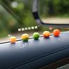 Pequenas Decorações de Luxo para o Carro, Laranja Açucarado, Decoração de Interior de Carro, Console Central de Sala, Decoração Luxuosa de Frutas, Artificial