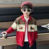 Suéter de Año Nuevo para Niños 0365 Otoño e Invierno Nuevo Estilo Cárdigan Grueso de Punto para Niños Chaqueta de Invierno con Cremallera
