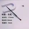 Cangzhou Pincel de Maquiagem Série Flan de Seda Pincel para Sobrancelha Pincel para Sombra nos Olhos Pincel para Lábios 12 Cabelo de Pônei Pincel para Sombra no Nariz Pincel de Esfumar