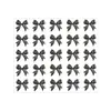 25 Adesivos/Folha, Adesivos de Laço Tricolor para Decoração de Presentes, Confeitaria, Buquês, Envelopes, Convites, Adesivos de Decoração para Bagagem