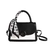 2026 Nova Bolsa Transversal Feminina Estilo Coreano Simples Casual Moda Texturizada Color-Blocking Tendência Ombro Único Transversal Bolsa de Mão