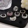 Anillo Ajustable Abierto de Plata 925 Chapado en Cobre, Lujo Ligero, Gama Alta, Diseño de Nicho, Estrella de Zirconia para Mujer, Verano
