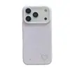 Funda de Teléfono Magnética con Soporte en Forma de Corazón de Lentejuelas, Suave y Dulce, para 17Promax, Adecuada para 16Pro/15Pro
