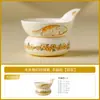 Colador de Té Gato Naranja de la Suerte con Esmalte Beige de Fábrica Set de Filtro de Té de Cerámica Accesorios para el Té Separador de Agua para el Té