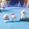 Paisaje Micro Navideño Muñeco de Nieve Invierno Lindo Muñeco Lindo Decoración DIY Accesorios para Colgar Mini Adornos de Escritorio