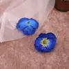 Moderno Escandinavo Amapola Flor Artificial Flor DIY Cabeza de Flor Flor Falsa Flor de Seda Fondo de Boda Pared Flor Accesorios Decoración de Sala de Estar