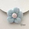 Tecido Amassado Colorido como Doce Preenchido com Algodão Flor de Cinco Pétalas Acessórios de Tecido para Sapato DIY Flor de Sapato Chapéu Bolsas Acessórios para Cabelo Broches Acessórios
