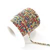 Cadena de Garra de Pedrería de Cristal Densa, Cadena de Garra de Vidrio para Decoración de Ropa, Accesorios para Vestidos de Boda DIY, Adornos Decorativos
