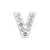 10mm Aleación de Cromo Diamante Capital Letra Inglesa Joyería Hecho a Mano DIY Garra de Gato Corazón Accesorios para Collar de Mascota