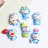 Accesorios de Resina para Manualidades de Dibujos Animados Joyería Gato Mecánico Lindo Pegamento de Crema Pasador Hecho a Mano Accesorios para Funda de Teléfono Móvil Hebilla de Zapato
