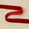 Fita de Veludo Vermelho Dourado Grande Grampo de Cabelo para Festival da Primavera Ano Novo Material de Fita para DIY Decoração de Feriado de Ano Novo Embalagem de Presente