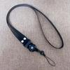 Cordão longo para celular com 1,2 prego duplo largo, cor sólida, para homens e mulheres, simples, combinando, atacado