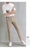 Pantalones de Otoño para Hombre al por Mayor Comercio Exterior Marca de Moda Sueltos Versátiles Pierna Recta Caída Pantalones Cortos Estilo Coreano Pantalones Casuales