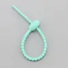 Cuerda de silicona brida de silicona cable de silicona extensible suave cordón para llavero material para colgante de bolsa de juguete de muñeca DIY