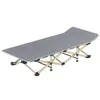 Cama plegable individual para uso doméstico, cama simple para siesta para oficina, cama de siesta para adultos, cama pequeña para exteriores, cama individual para acompañante