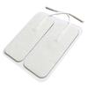 Lámina de electrodo para fisioterapia de 5*10cm autoadhesiva de tela no tejida rehabilitación recto abdominal extremidades parche de electrodo para masaje orificio 2.0
