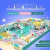 Parque Infantil Castelo Travesso Indoor Tobogã Grande Instalação de Diversão Piscina de Bolinhas Piscina de Areia Comercial Grande Equipamento de Diversão Fábrica
