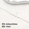 Miçangas Espaçadoras de Liga com Furo Reto Perfurado Miçangas Soltas Material para DIY Acessórios de Joia com Furo em Formato de Borboleta Brincos Pulseira Feitos à Mão