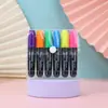 Caneta Marcadora Fluorescente para Estudantes, Caneta Colorida para Anotações, Caneta Marcadora Especial Grossa para Destacar Pontos Chave, Atacado
