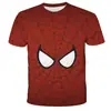 Camiseta de manga corta de héroe europeo y americano nuevo Spider-man regreso impresión digital 3D casual cuello redondo ventas directas de fábrica